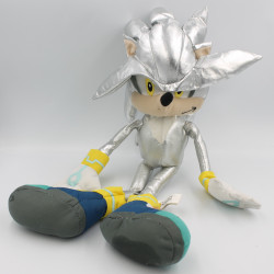 Peluche Sonic The Hedgehog argent silver SEGA