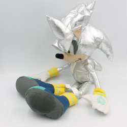 Peluche Sonic The Hedgehog argent silver SEGA