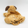 Doudou plat marionnette chien marron HISTOIRE D'OURS