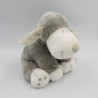 Doudou mouton gris blanc étoiles NICOTOY