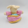 Doudou souris rose bleu vert orange LOLLIES KALOO
