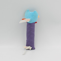 Doudou baton pouet hochet oiseau hibou chouette KALOO