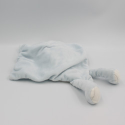 Doudou plat ane zébre cheval bleu blanc marron KIABI NICOTOY