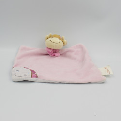 Doudou plat vache rose Lola rosalie BENGY