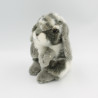 Peluche lapin gris blanc toute douce GIPSY 20 cm 