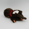 Peluche Singe Kiki Monchhichi avec bavoir rouge SEKIGUCHI