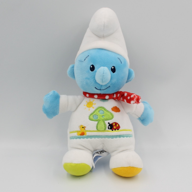 Doudou bébé Schtroumpf Smurf PEYO 2016