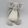 Doudou peluche éléphant gris blanc étoiles JELLYCAT