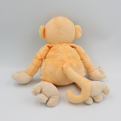 Doudou singe orange vert BENGY