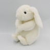 Peluche lapin blanc toute douce GIPSY 