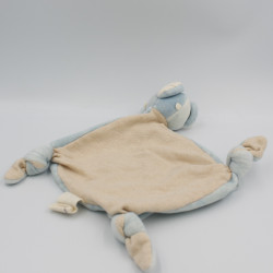 Doudou plat éléphant bleu beige KIABI SIMBA DICKIE