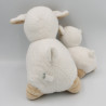 Doudou musical mouton blanc beige bébé PBK