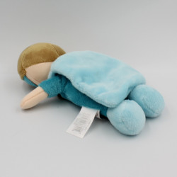 Doudou et Compagnie poupée super héros bleu cape