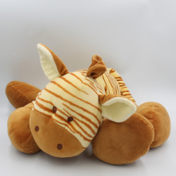 Grand Doudou Zèbre marron...