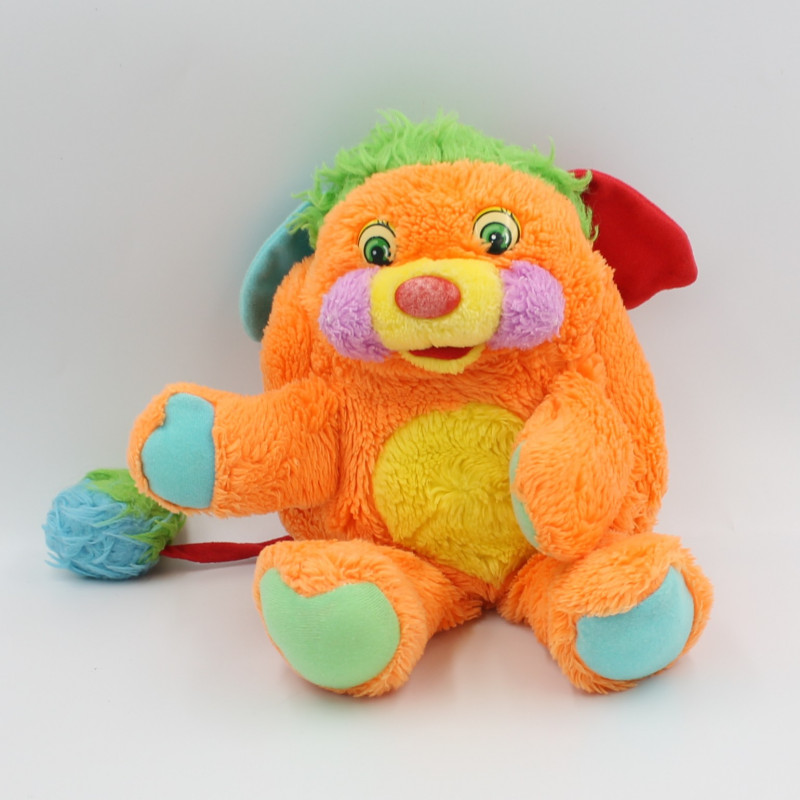 Peluche Popples orange année 1986 32 cm