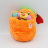 Peluche Popples orange année 1986 32 cm