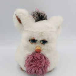 Peluche intéractive Furby blanc rose TIGER HASBRO 2005