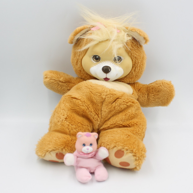 Ancienne Peluche ours marron Puppy Surprise HASBRO