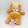 Ancienne Peluche ours marron Puppy Surprise HASBRO