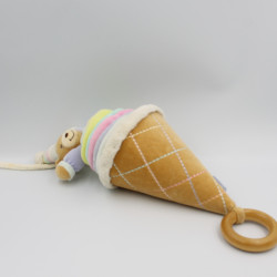 Doudou musical ours cornet glace candies candy KALOO