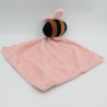Doudou abeille mouchoir rose ZEEMAN