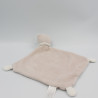 Doudou plat ours beige marron CAISSE D'EPARGNE