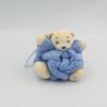 Doudou petit ours Plume bleu KALOO