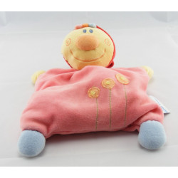 Doudou plat Billy et Babette rose NATTOU