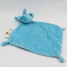 Doudou plat éléphant bleu NICOTOY