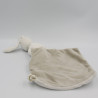 Doudou lapin blanc gris mouchoir Fais Dodo NICOTOY
