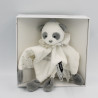 Doudou et compagnie plat panda blanc gris étoiles
