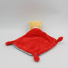 Doudou Winnie l'ourson mouchoir gris rouge nuages cerf volant DISNEY BABY