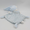 Doudou plat ours blanc bleu étoiles NICOTOY SIMBA TOYS