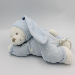 Doudou musical luminescent ours lapin blanc bleu oiseau Simba Toys NICOTOY