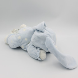 Doudou musical luminescent ours lapin blanc bleu oiseau Simba Toys NICOTOY