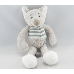 Doudou plat lapin orange BABY FOLLY