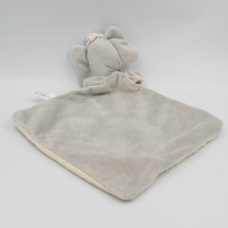 Doudou plat Dumbo l'éléphant gris blanc DISNEY NICOTOY