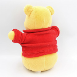 Peluche Winnie l'ourson en veste rouge abeille miel Disney