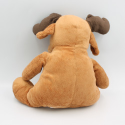 Doudou peluche elan renne cerf marron