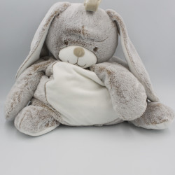 Doudou range pyjama lapin marron beige blanc TEX BABY