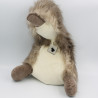 Peluche oiseau canard coin coin panache marron blanc HISTOIRE D'OURS