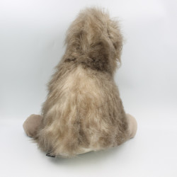 Peluche oiseau canard coin coin panache marron blanc HISTOIRE D'OURS