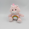 Peluche Bisounours rose Grosfarceur Arc en ciel CARE BEARS 2018