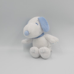 Doudou chien blanc bleu SNOOPY GIPSY