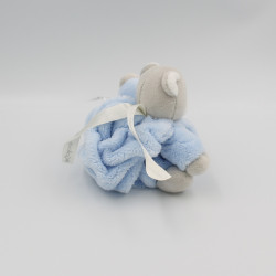 Doudou petit ours plume gris bleu blanc KALOO