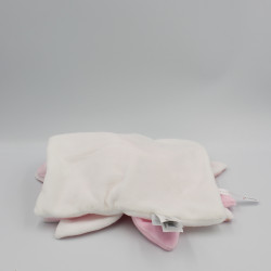 Doudou et compagnie plat collector chat rose blanc étoiles