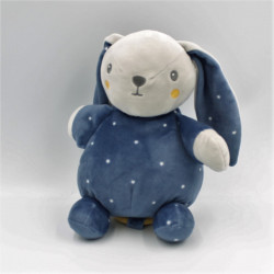 Doudou musical lapin bleu étoiles SIMBA TOYS KIABI LOT DE 2