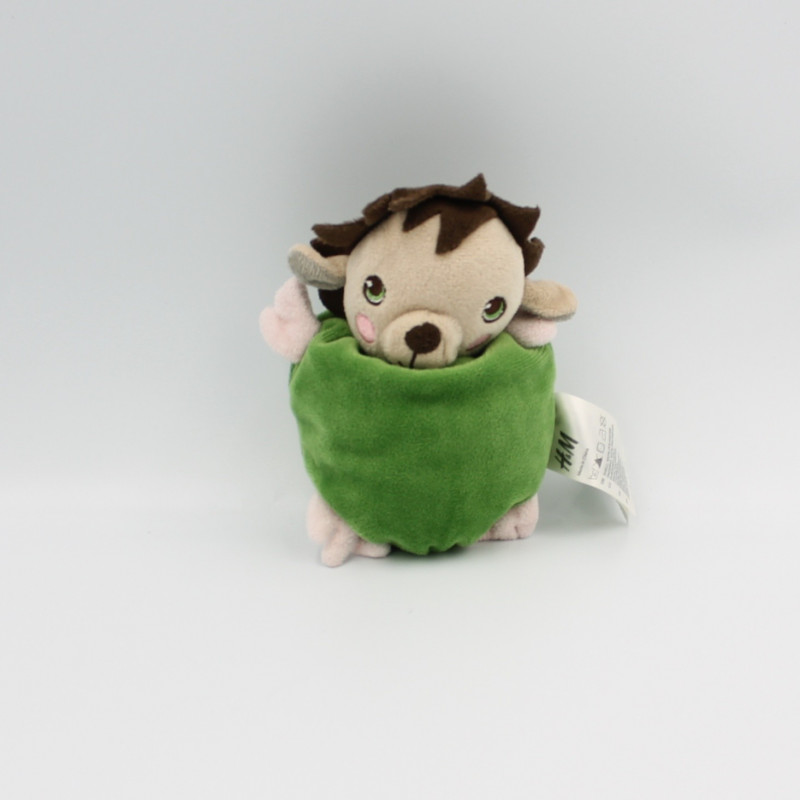 Doudou hérisson vert marron H&M