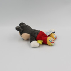 Mini Doudou Mickey rouge noir motifs DISNEY