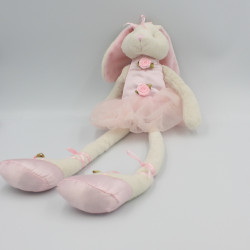 Doudou lapin blanc rose tutu SIA